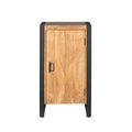 Halkast Boaz | 1 Deur | Mangohout & Zwart