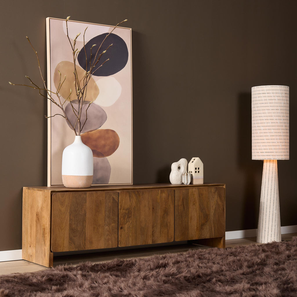 TV-meubel Tense | 3 Deuren | Mangohout naturel