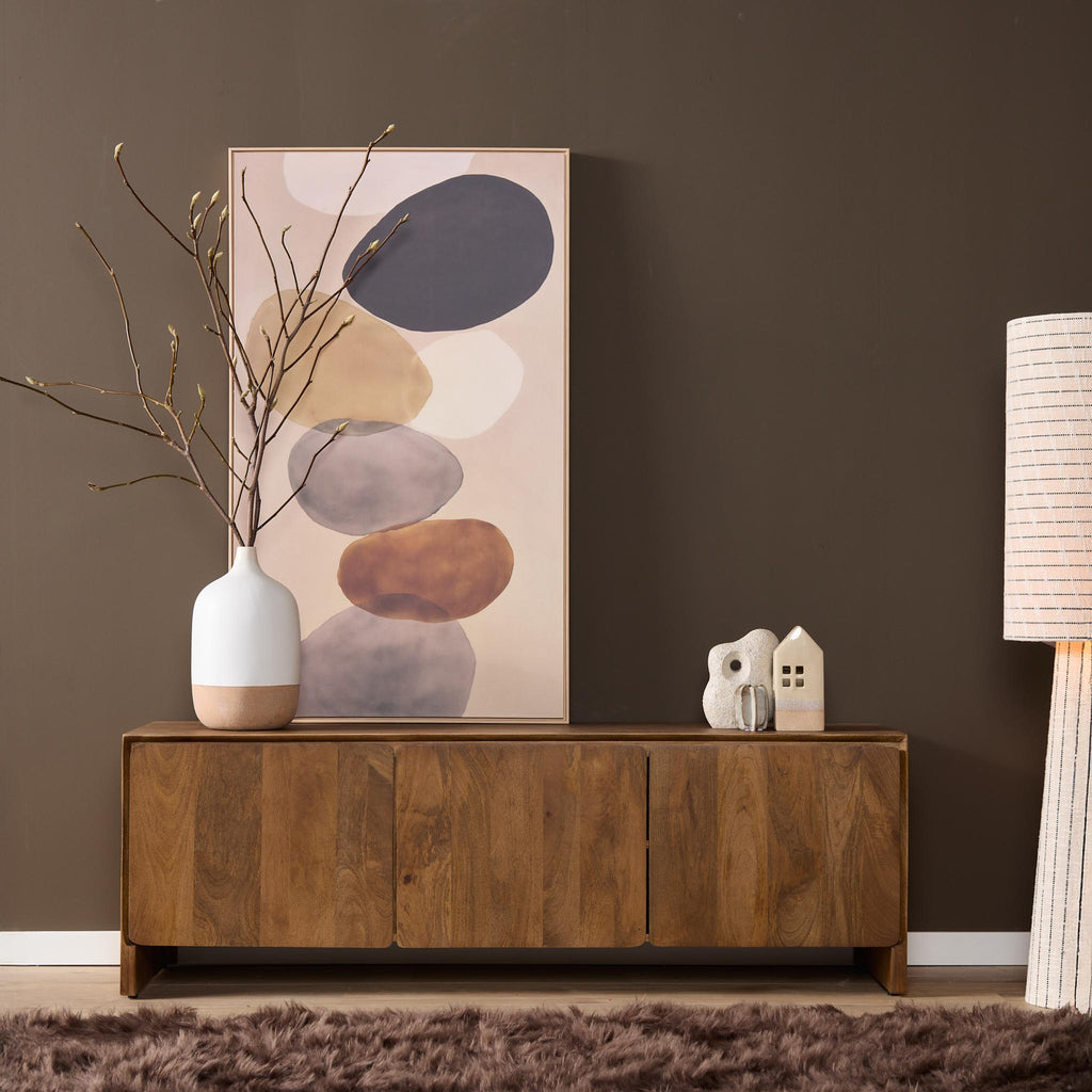 TV-meubel Tense | 3 Deuren | Mangohout naturel