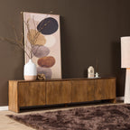 TV meubel Tense | 4 Deuren | Massief mango naturel