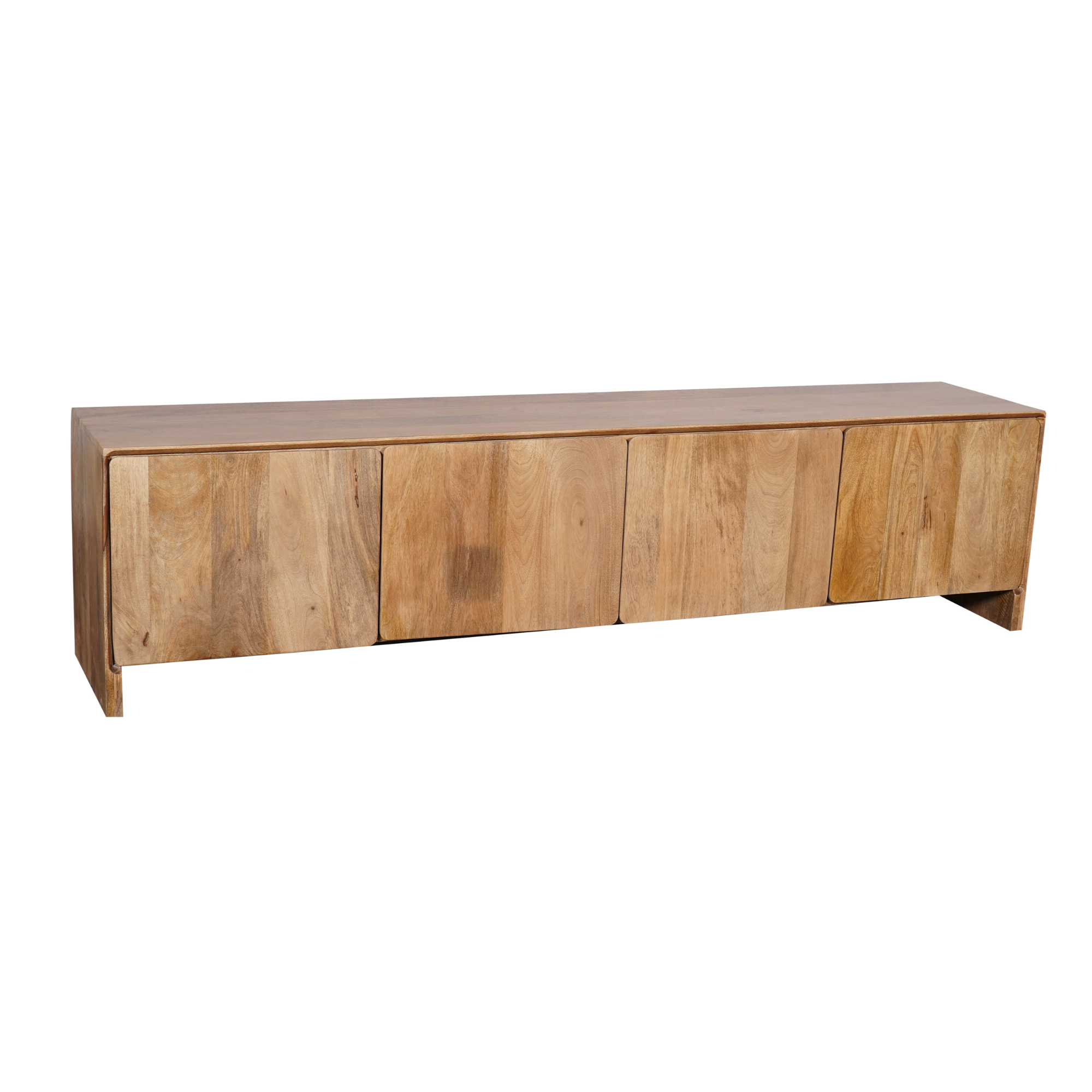 TV meubel Tense | 4 Deuren | Massief mango naturel