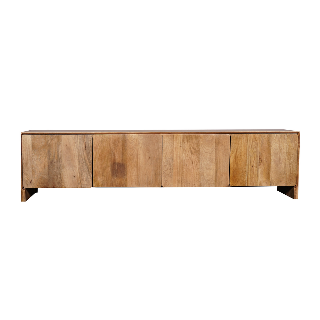 TV meubel Tense | 4 Deuren | Massief mango naturel