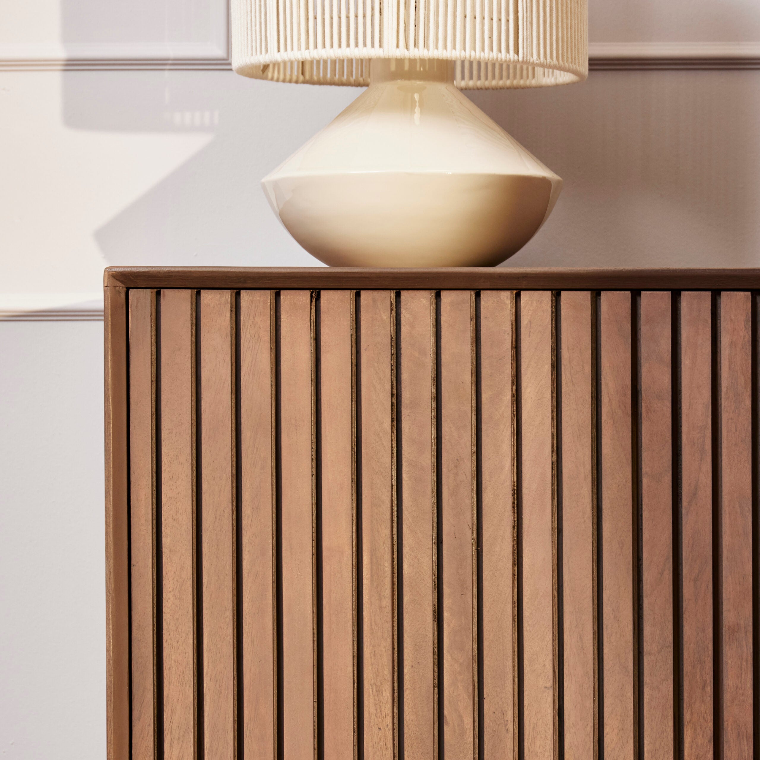 Dressoir Madison | 3-Deuren | Mangohout & Zwart