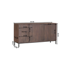 Dressoir Madison | 3-Deuren | Mangohout & Zwart