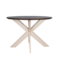 Eettafel Madison Walnut | Rond | Walnoot & Zand