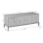 Tv meubel Madison | Mangohout | 165x45 cm