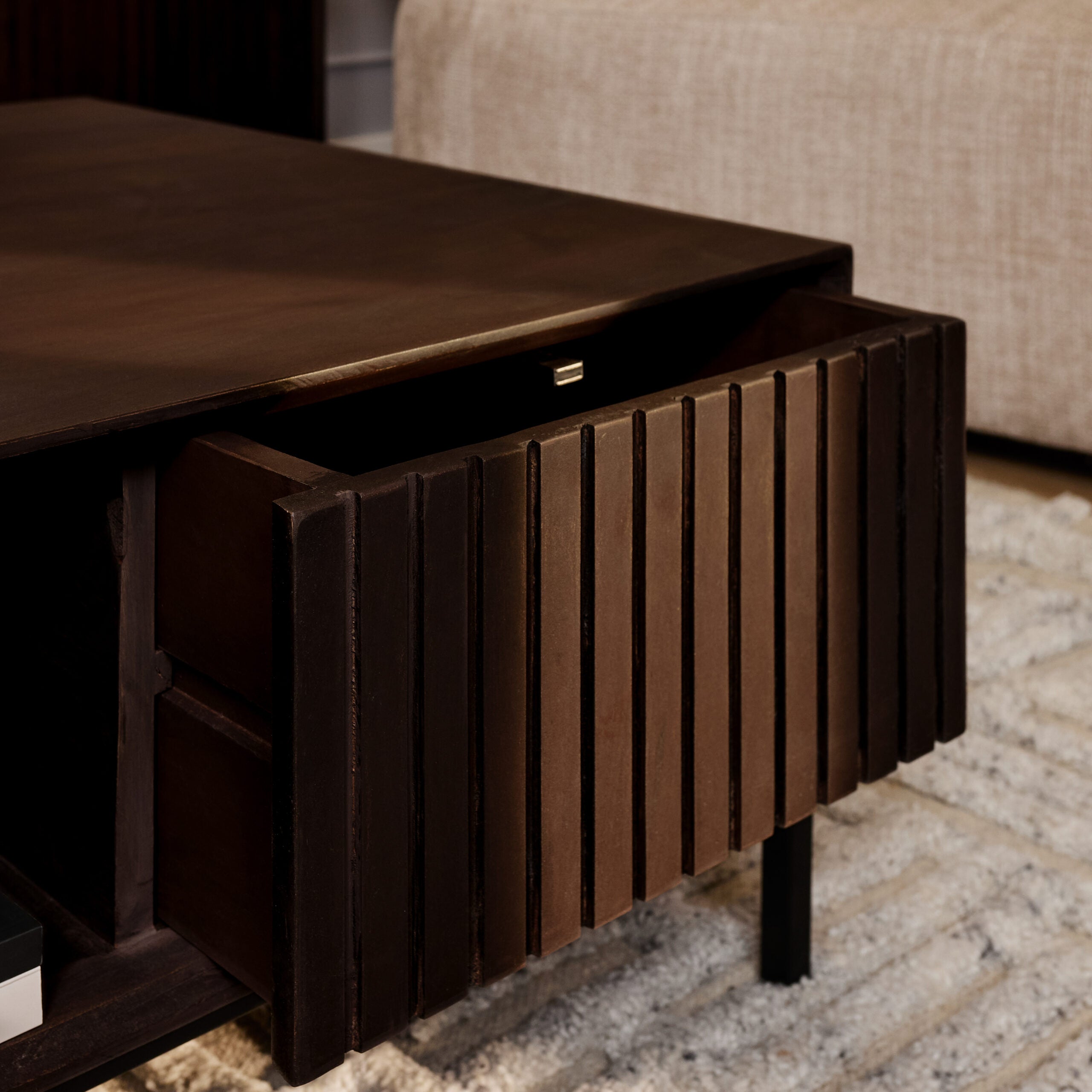 Salontafel Madison | Mangohout | Bruin