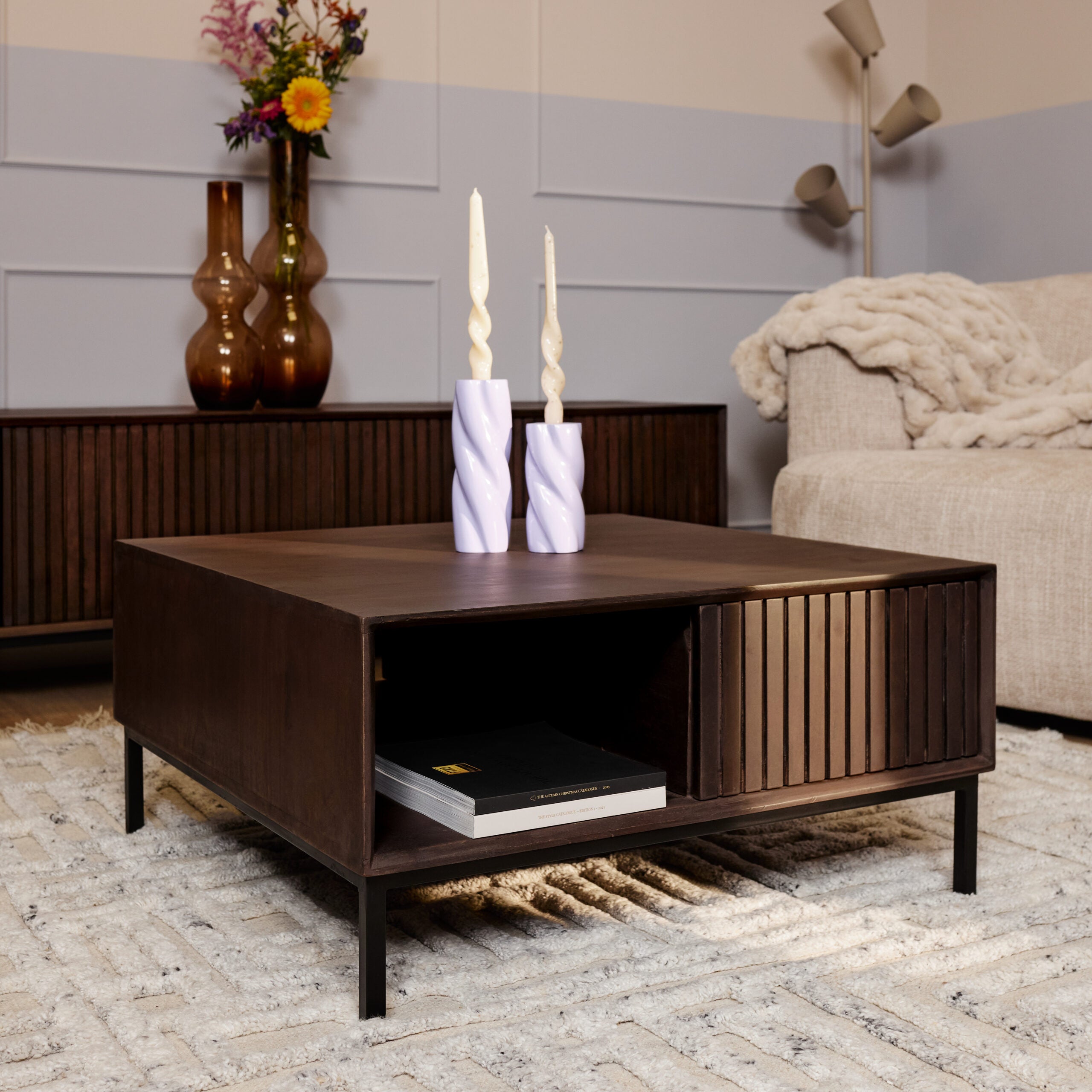 Salontafel Madison | Mangohout | Bruin