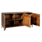 Dressoir Madison | 3 Deuren | Mangohout bruin