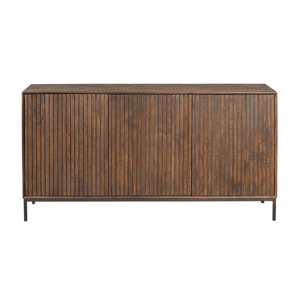 Dressoir Madison | 3 Deuren | Mangohout bruin