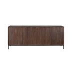 Dressoir Madison | 4-Deurs | Mangohout & Zwart