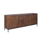 Dressoir Madison | 4-Deurs | Mangohout & Zwart