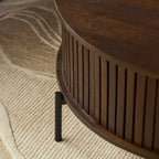 Salontafel Madison Bruin | 80 cm | Rond