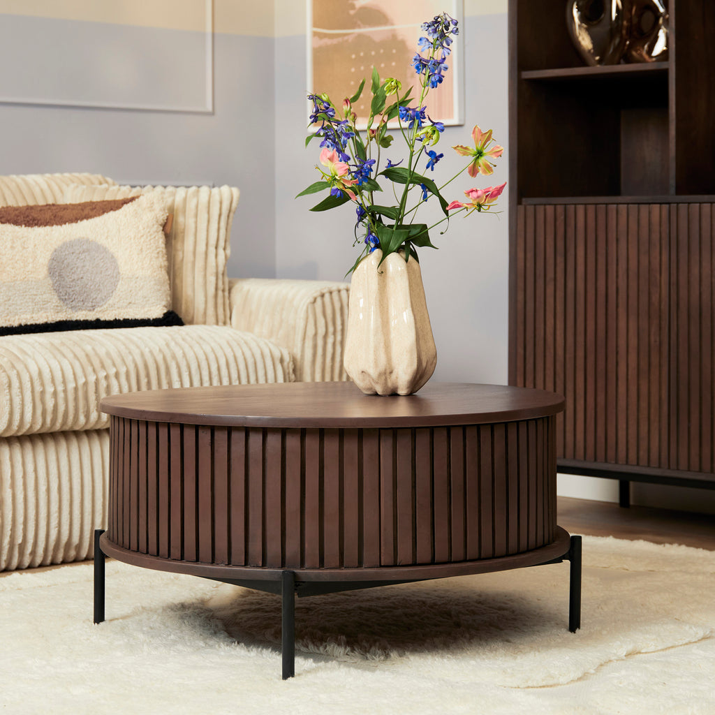Salontafel Madison | 2 Lades | Mango bruin