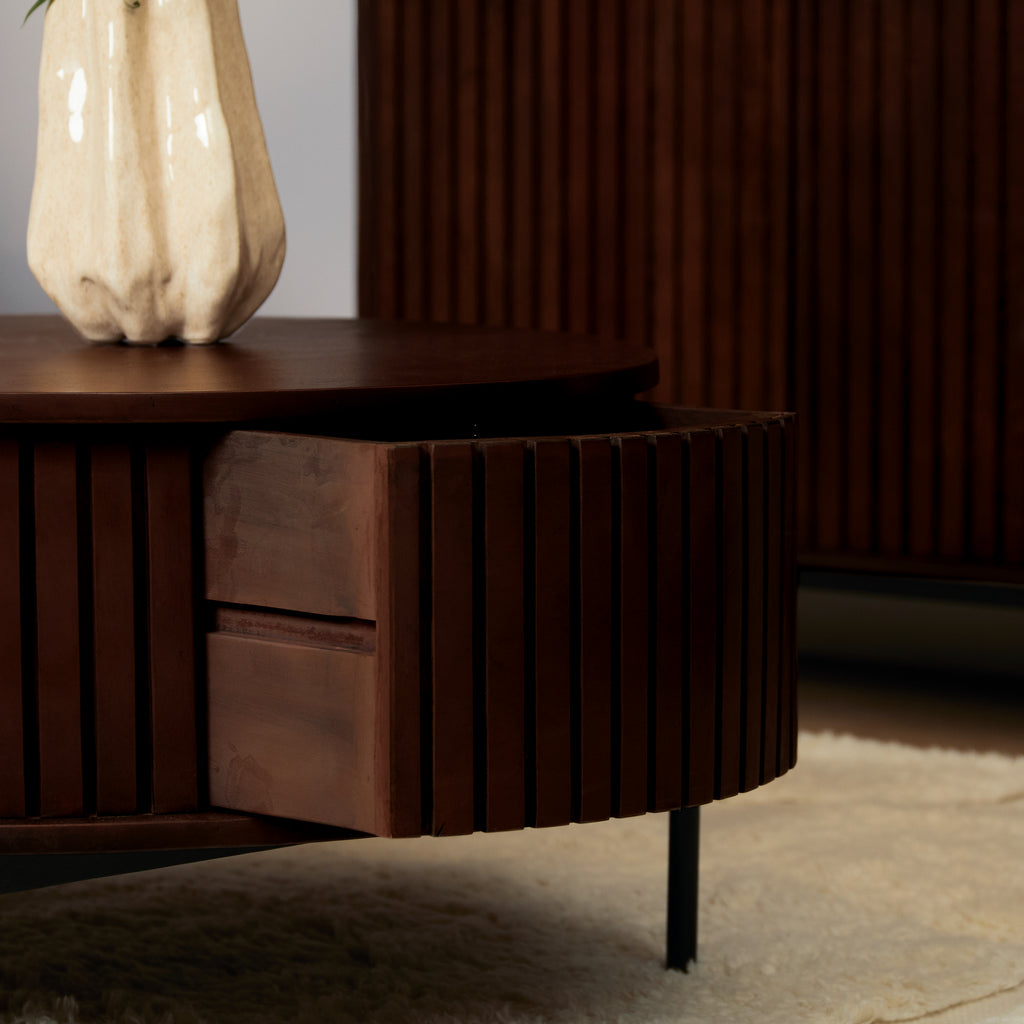 Salontafel Madison | 2 Lades | Mango bruin