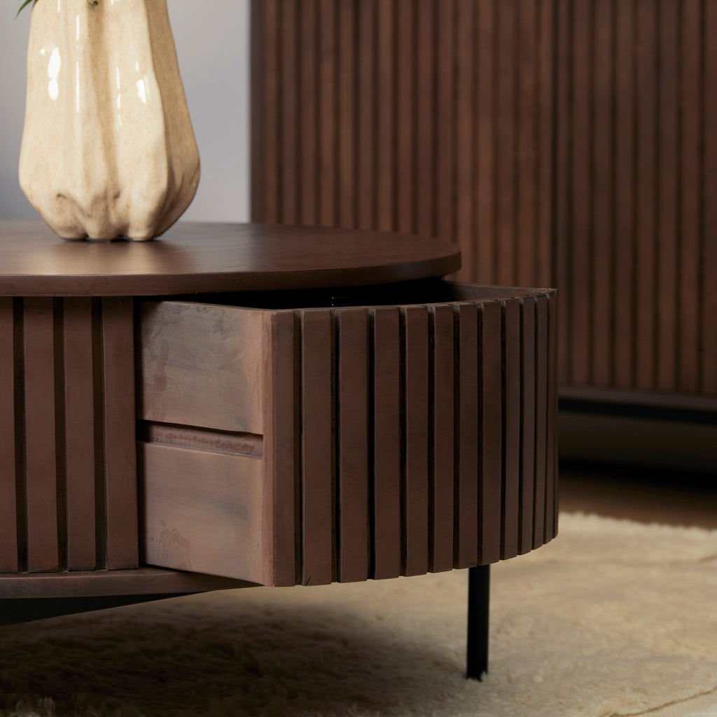 Salontafel Madison | 2 Lades | Mango bruin