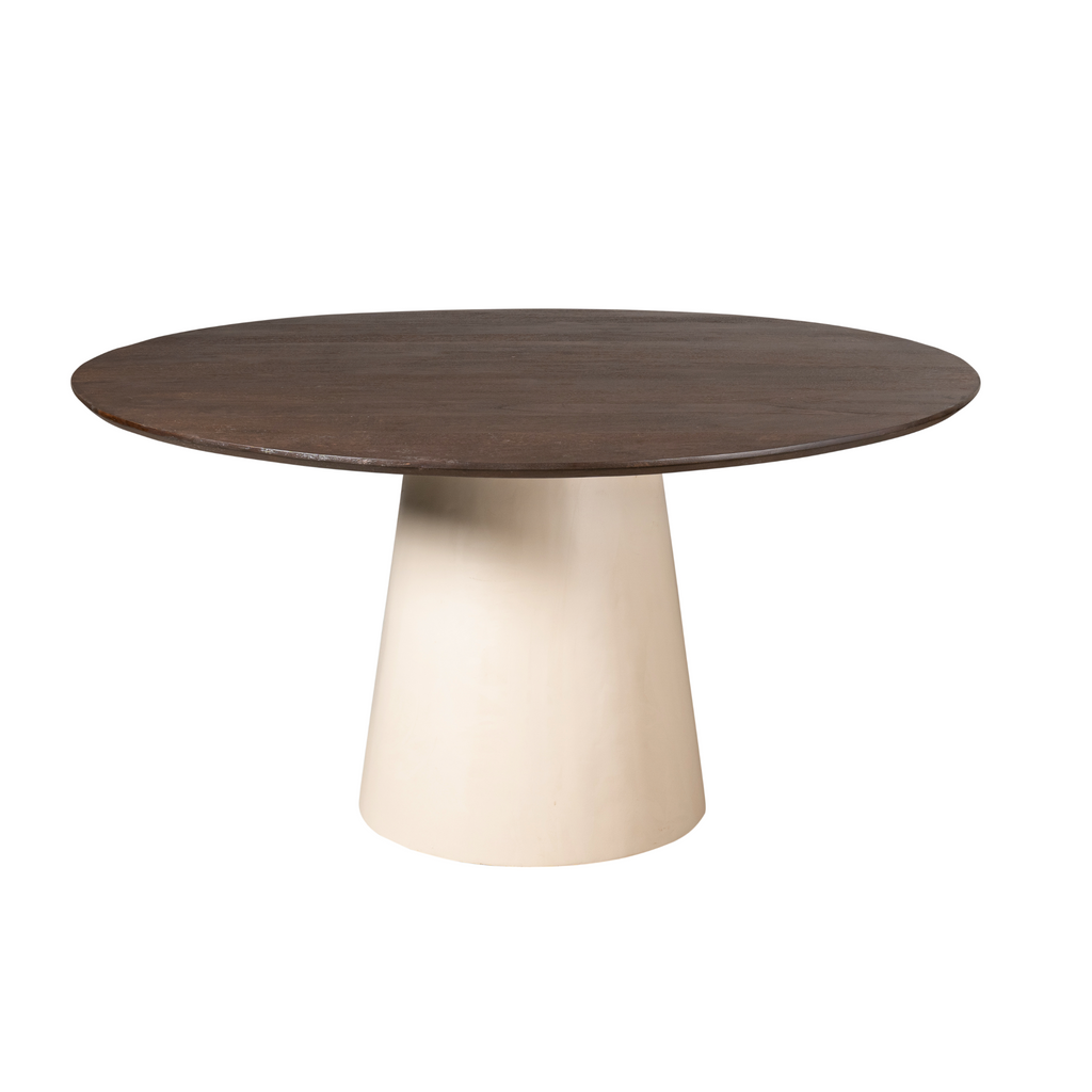Tafel Madison Brown | Mangohout | 130x130 cm