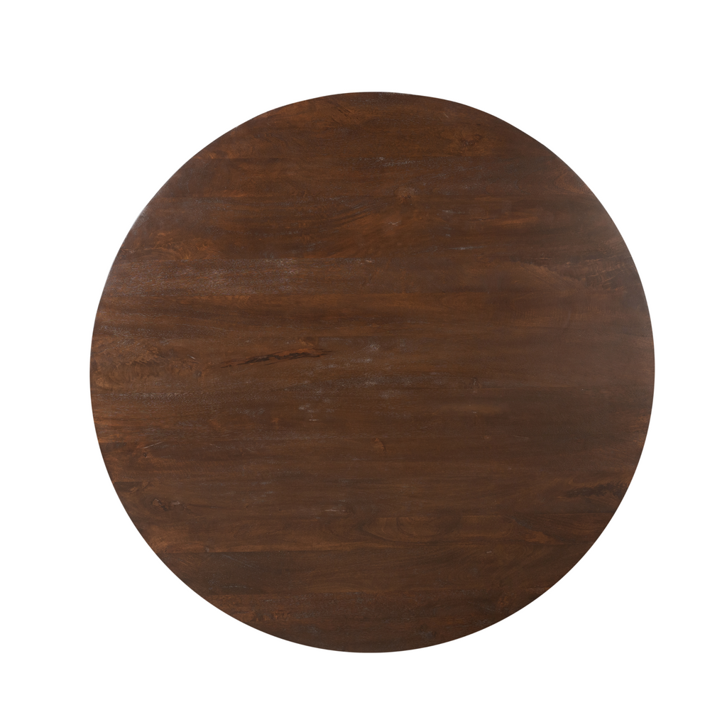 Tafel Madison Brown | Mangohout | 130x130 cm