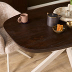Eettafel Madison Brown | Mango | Sand finish | 160x90