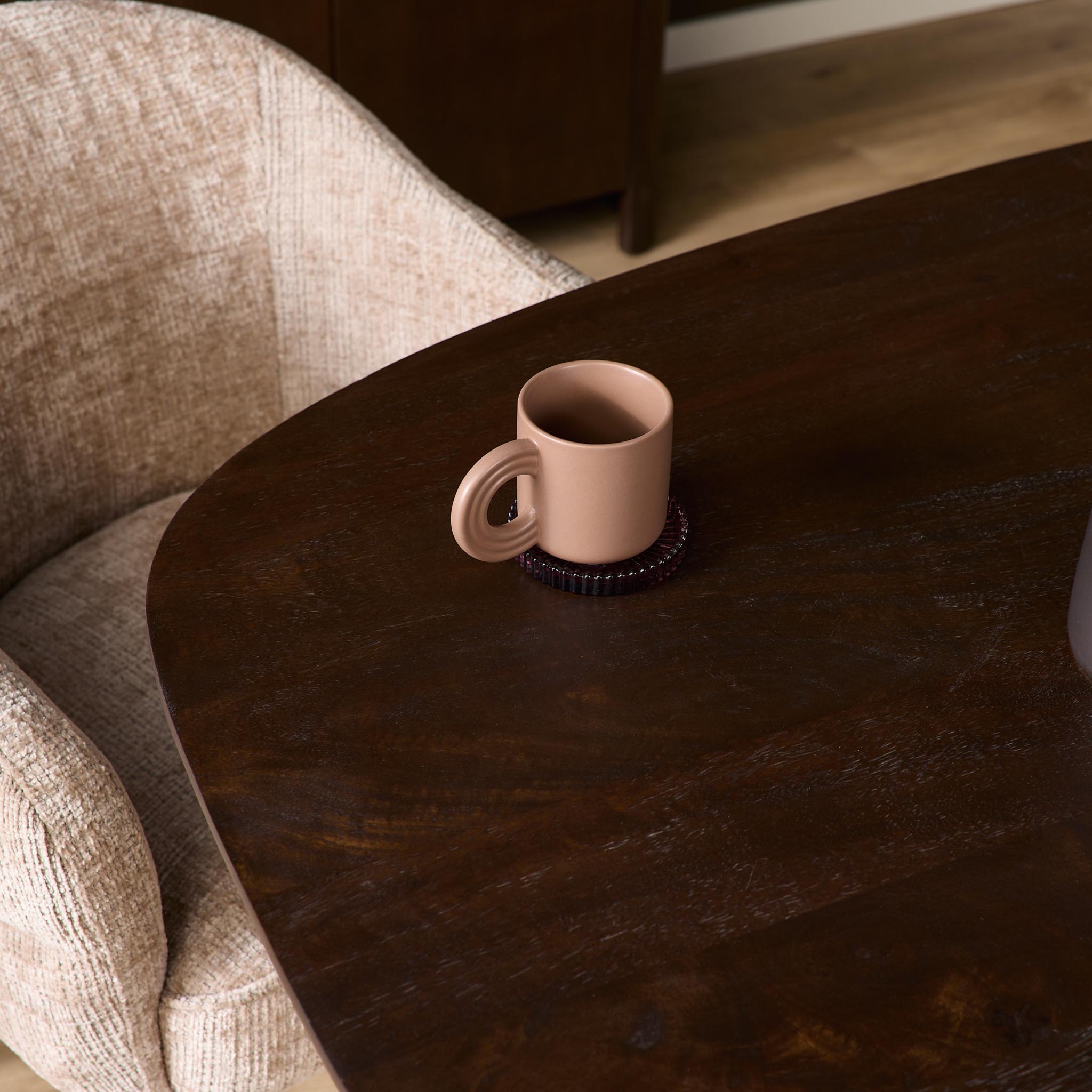 Eettafel Madison Brown | Mango | Sand finish | 160x90