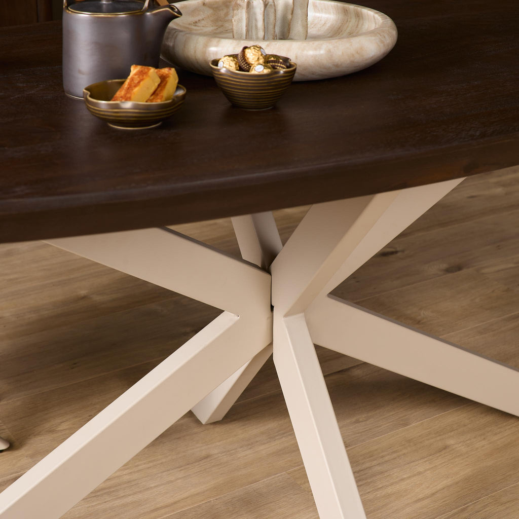Eettafel Madison Brown | Mango | Sand finish | 160x90