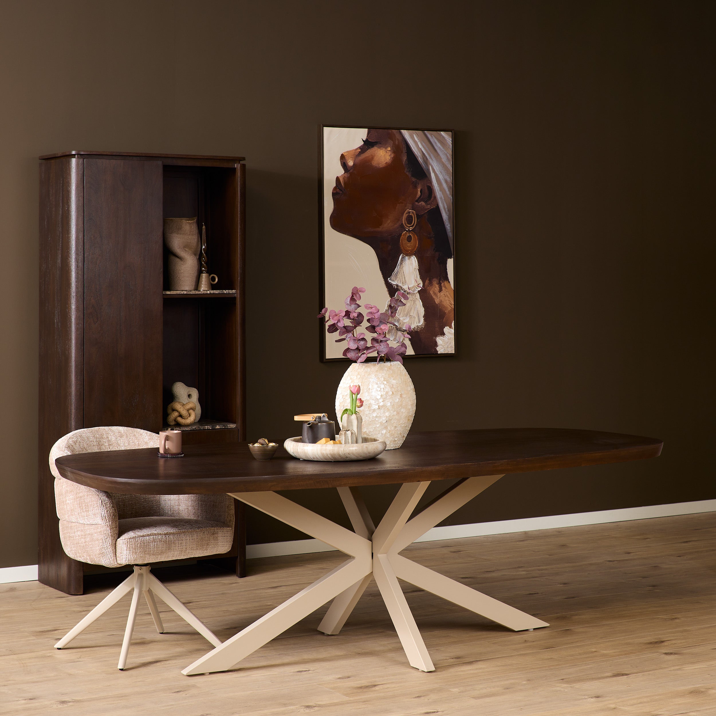 Eettafel Madison Brown | Mangohout | 280x120