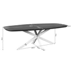 Eettafel Madison Bruin | 240 cm | Deens Ovaal | Poot Zand