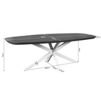 Eettafel Madison Brown | Mangohout | 280x120