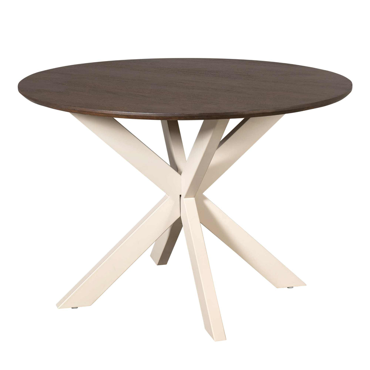 Eettafel Madison Bruin | 110 cm | Poot Zand