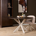 Eettafel Madison Brown | Rond Ø130 | Bruin