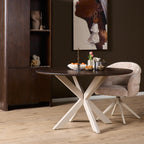 Eettafel Madison Brown | Rond Ø130 | Bruin
