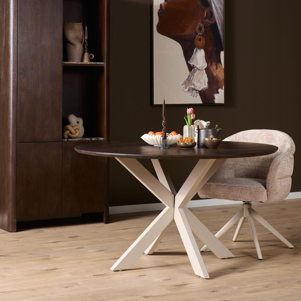 Eettafel Madison Brown | Rond | Ø150 cm