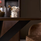 Eettafel Madison Brown | Rond | Ø130 cm Bruin
