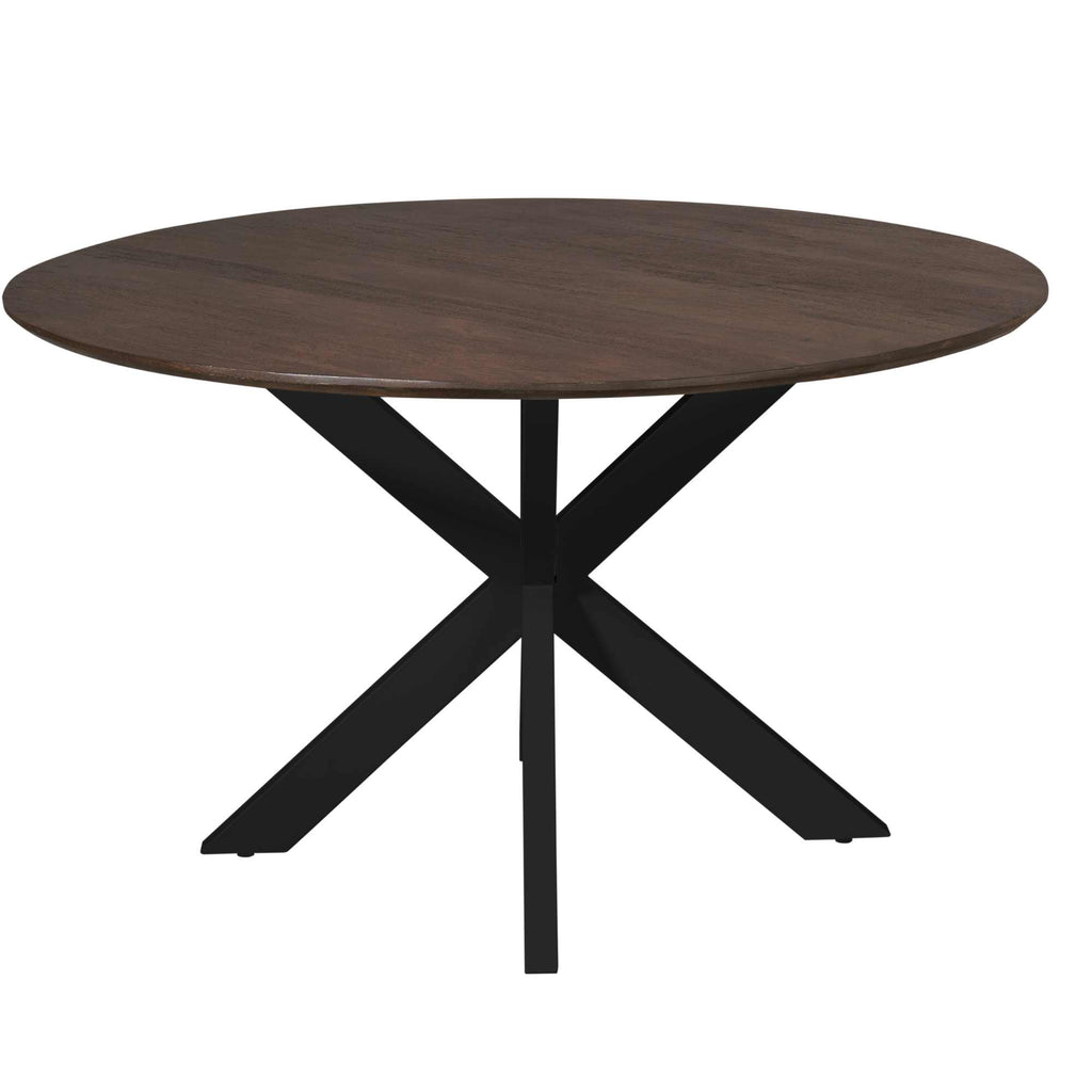 Eettafel Madison Brown | Rond | Ø130 cm Bruin