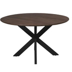 Eettafel Madison Brown | Rond | Ø130 cm Bruin