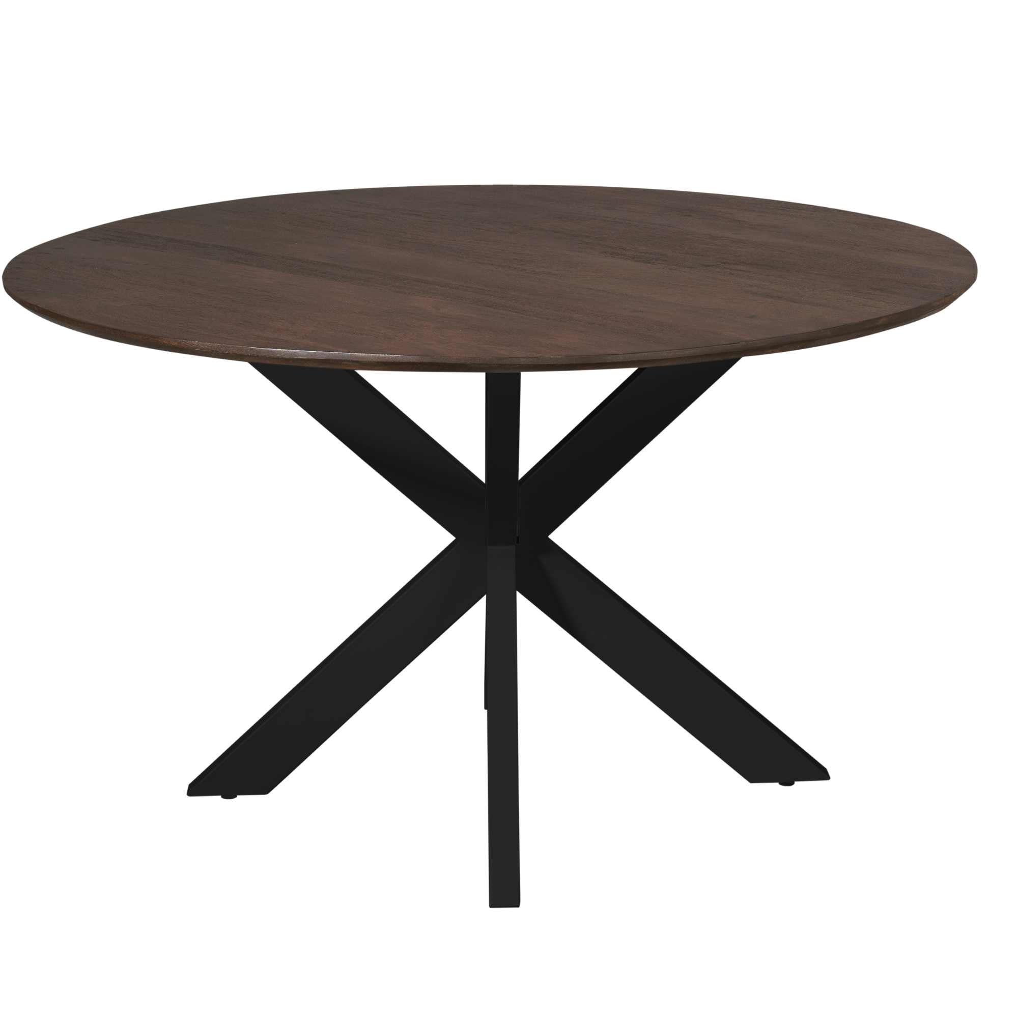 Eettafel Madison Brown | Rond | Ø130 cm Bruin