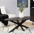 Salontafel New York | Druppel | Mangohout mat zwart