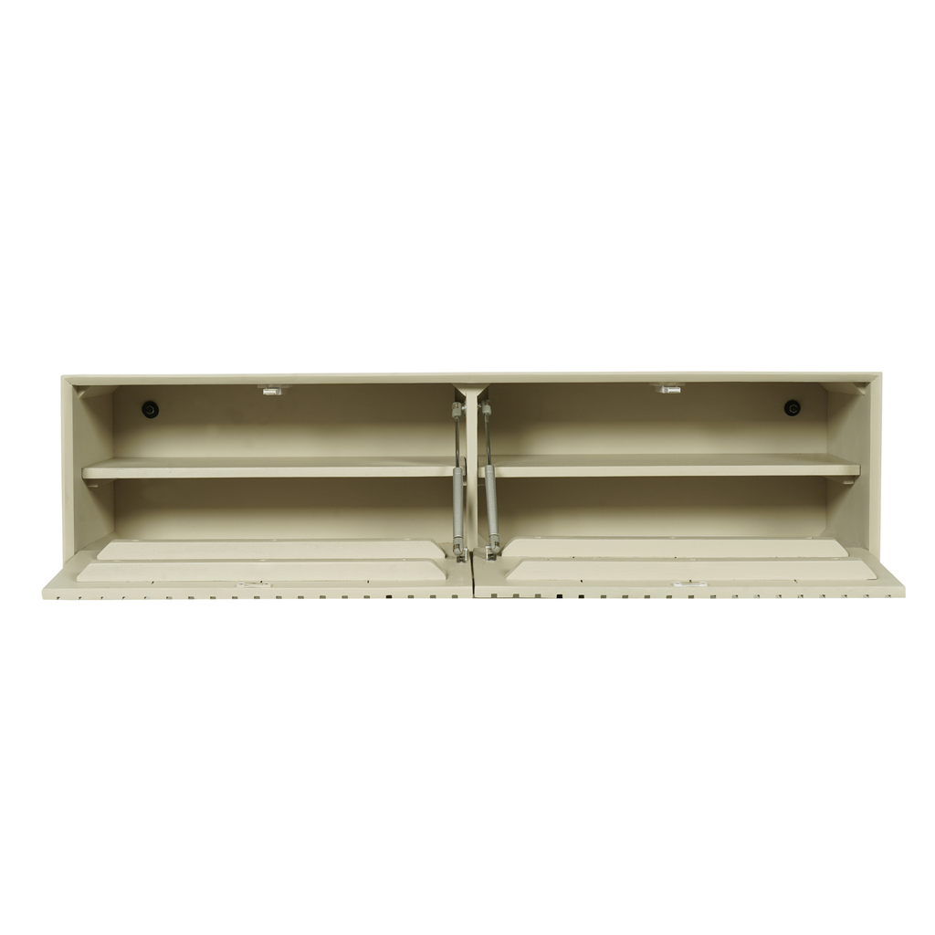 Zwevend tv-meubel Madison Sand | Mangohout | 120 cm