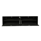 Zwevend tv-meubel Madison zwart | 120 cm