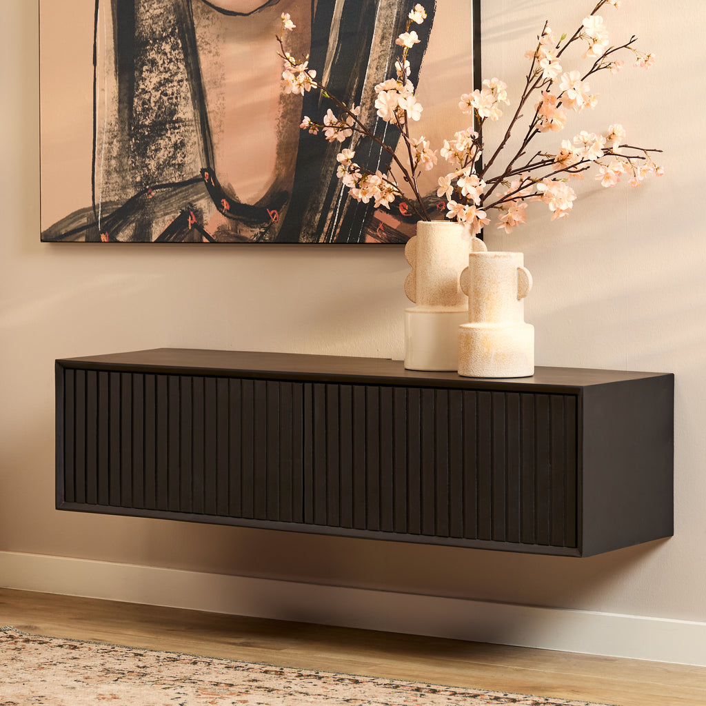 Zwevend TV-meubel Madison | 120 cm | Black