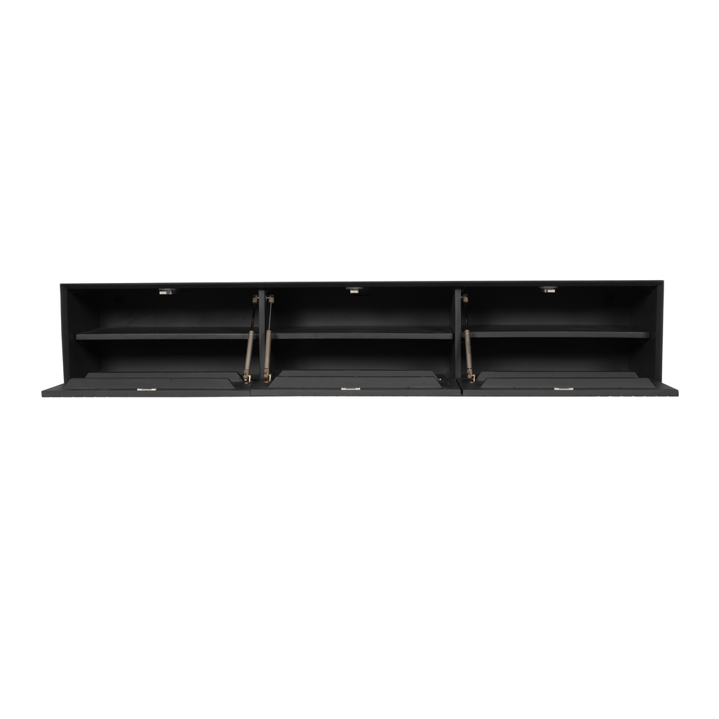 Zwevend tv-meubel Madison | 160 cm | Black