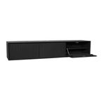 Zwevend tv-meubel Madison | 160 cm | Black