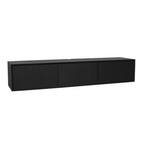 Zwevend tv-meubel Madison | 160 cm | Black