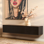 Zwevend tv-meubel Madison | 160 cm | Black