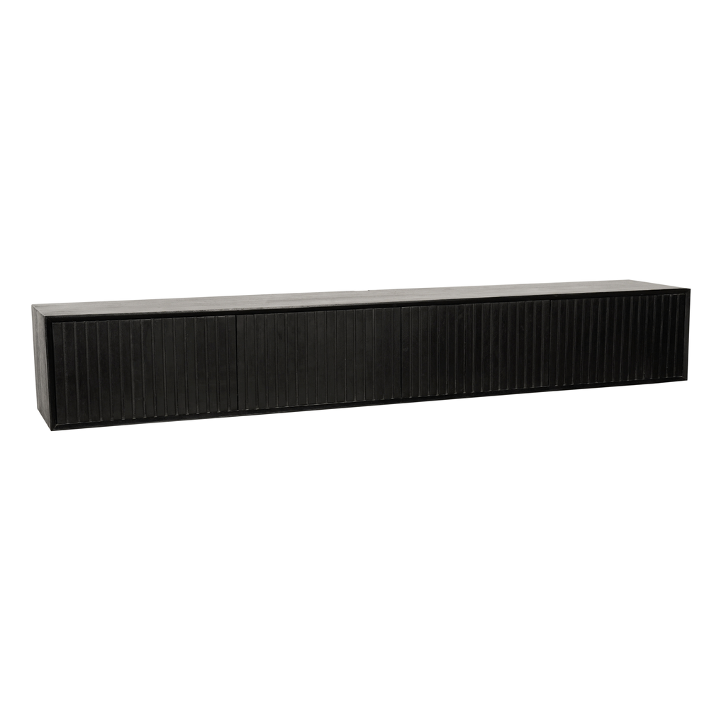 Zwevend tv-meubel Madison Sand | Mangohout | 120 cm