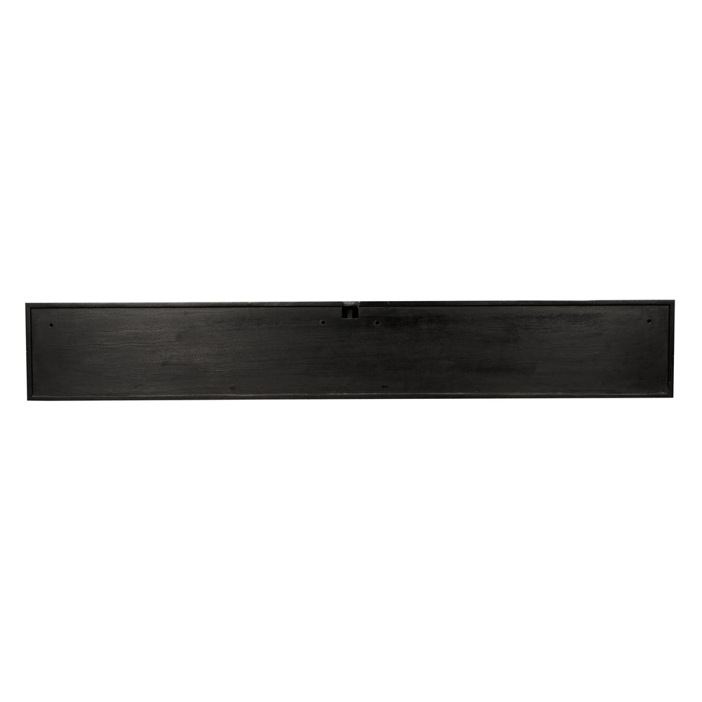 Zwevend tv-meubel Madison Zwart | 200 cm