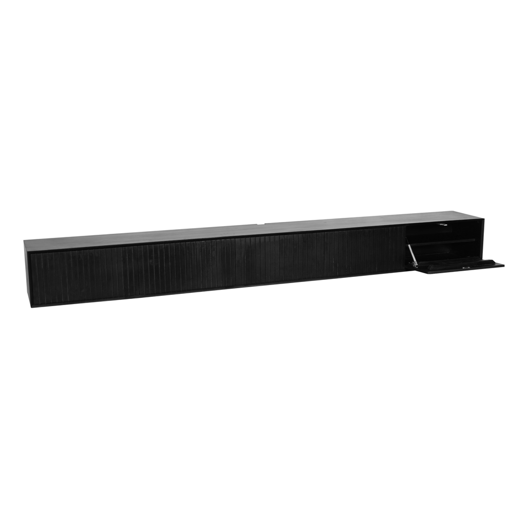 Zwevend tv-meubel Madison Sand | Mangohout | 120 cm