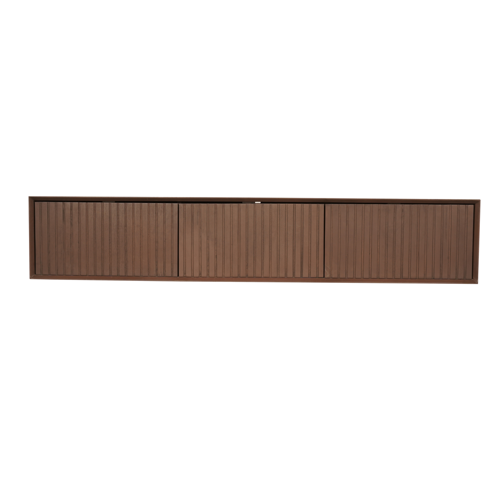Zwevend tv-meubel Madison Sand | Mangohout | 120 cm