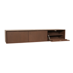 Zwevend tv-meubel Madison Sand | Mangohout | 120 cm