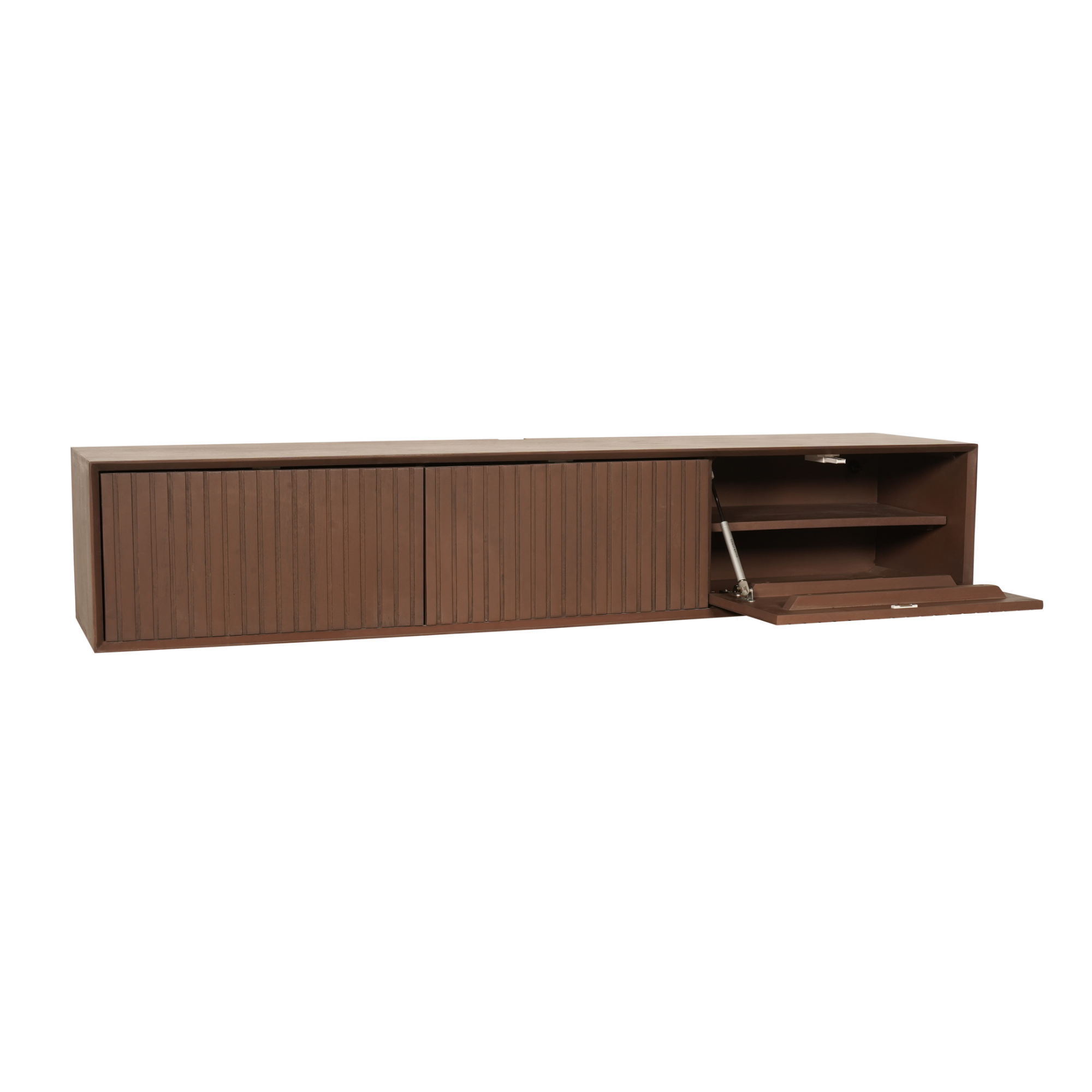 Zwevend tv-meubel Madison Sand | Mangohout | 120 cm